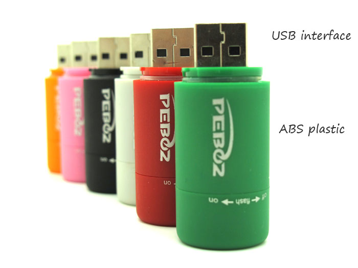 Lovely USB charging type mini flashlight Show the figure 6